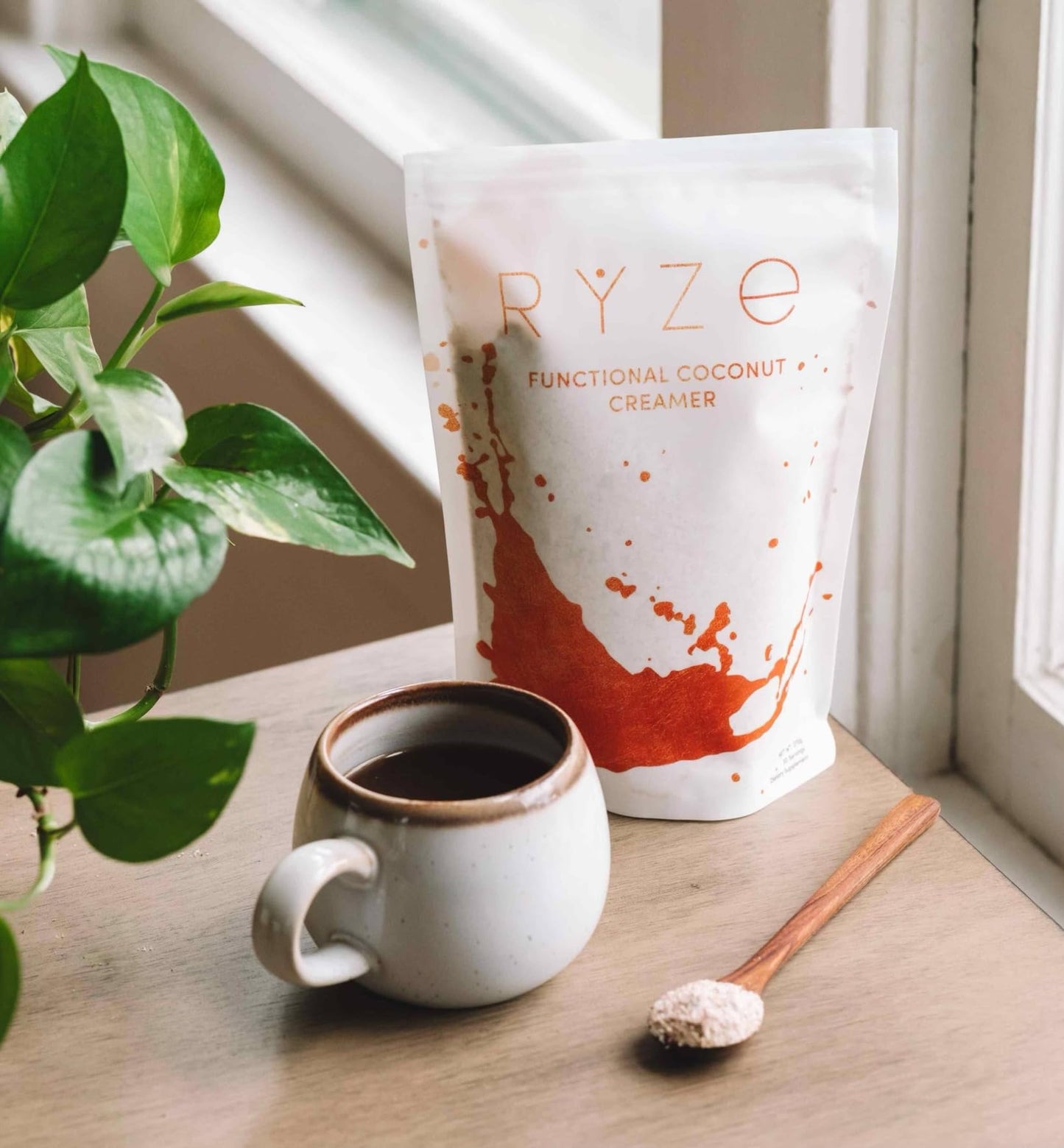 Ryze Superfood Creamer – Creamy Vanilla | Mushrooms & Probiotics | 7.75 oz (220g)