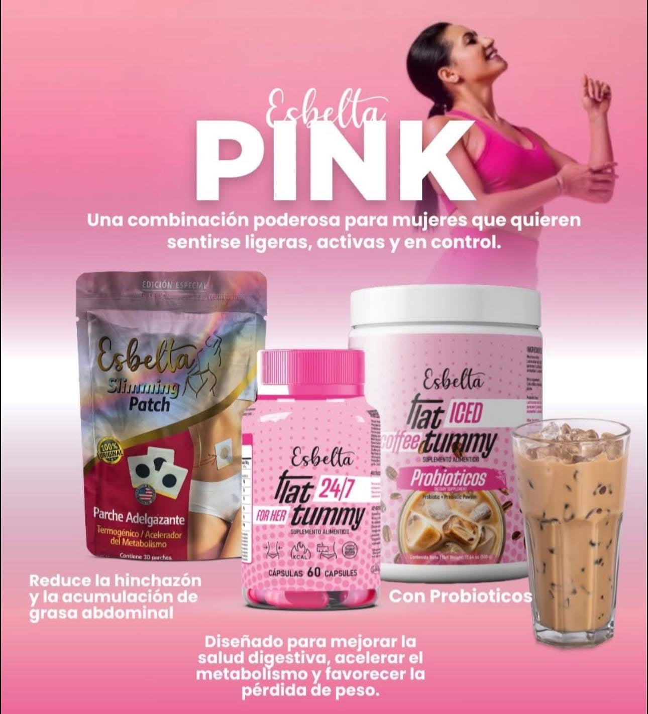 Esbelta Pink – Kit Completo para Mujeres Activas y en Control image 0