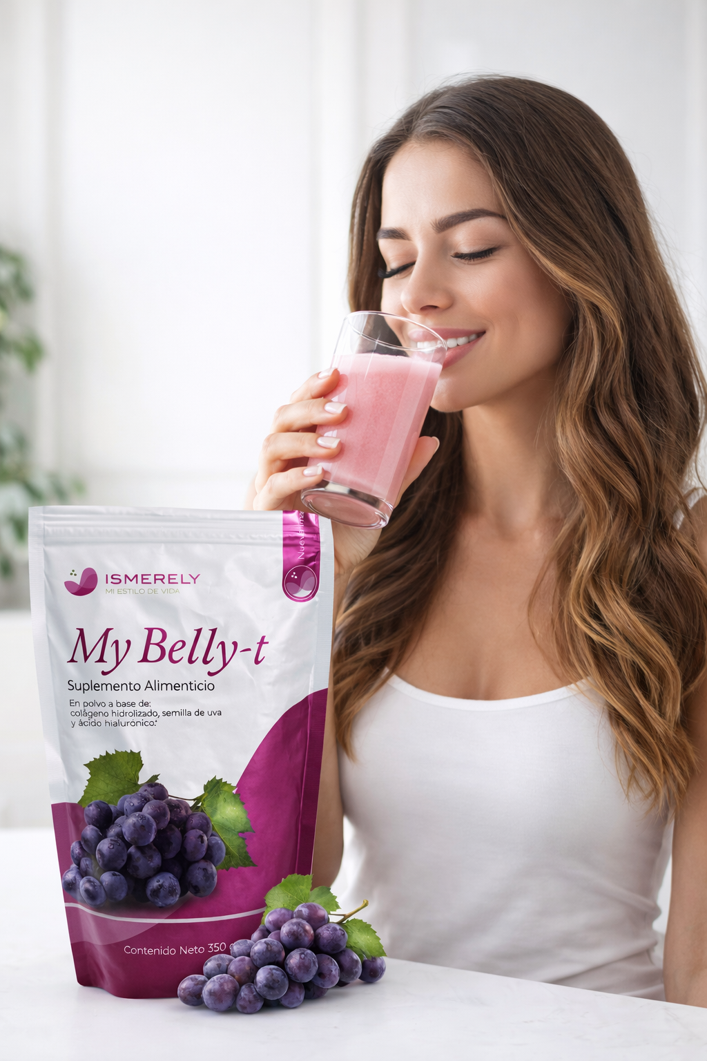 My Belly-t Collagen Powder with Biotin | Grape Flavor 350 g