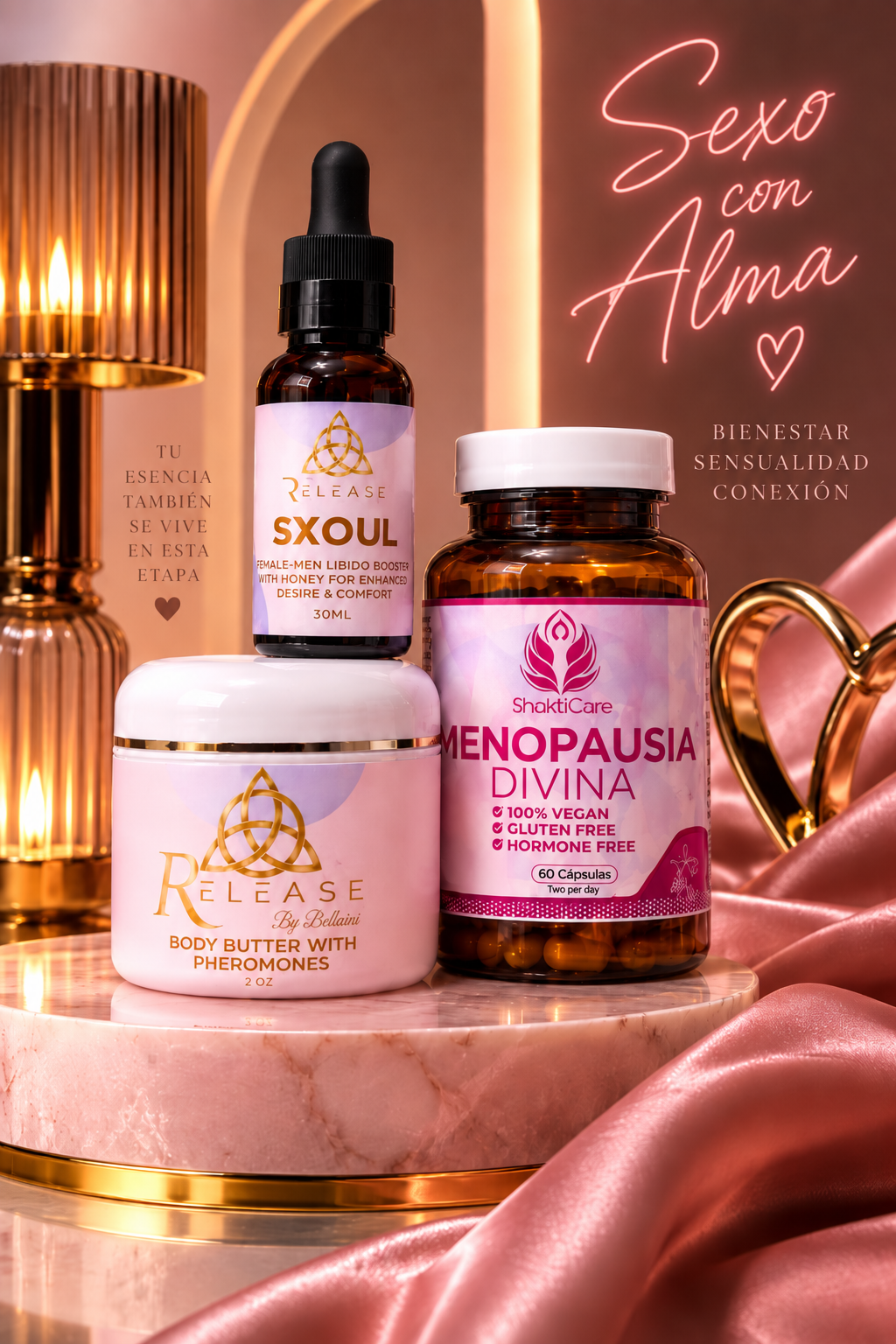 Sexo con Alma | Kit de Bienestar, Sensualidad y Conexión Femenina
