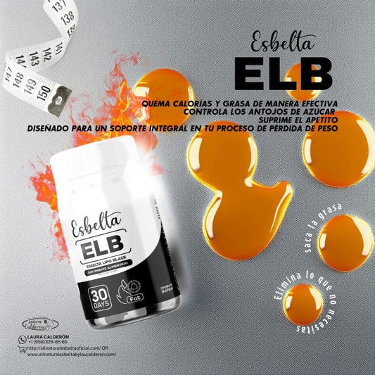 Esbelta ELB – Suplemento Termogénico y Supresor de Apetito image 0