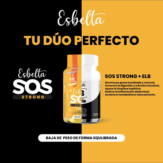 Esbelta SOS Strong + ELB – Control de Grasa y Limpieza Hepática image 0