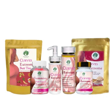 Curve Extreme Full Enhancement Kit – Protein, Tea, Supplements, Gummies, Cream & Oil