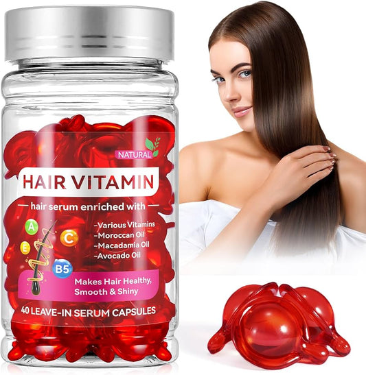 Hair Vitamin Serum en Cápsulas Leave-In – Suero Capilar Nutritivo con Vitaminas image 0