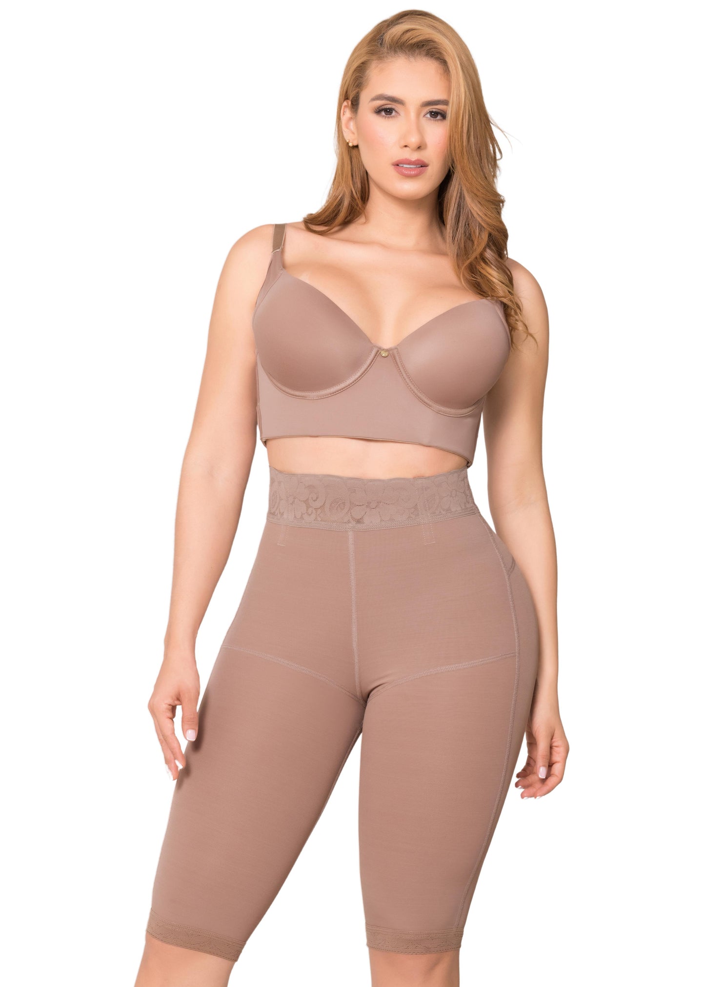 1515 Olivia Capri Seamless Shaper Short – High Compression Colombian Shapewear