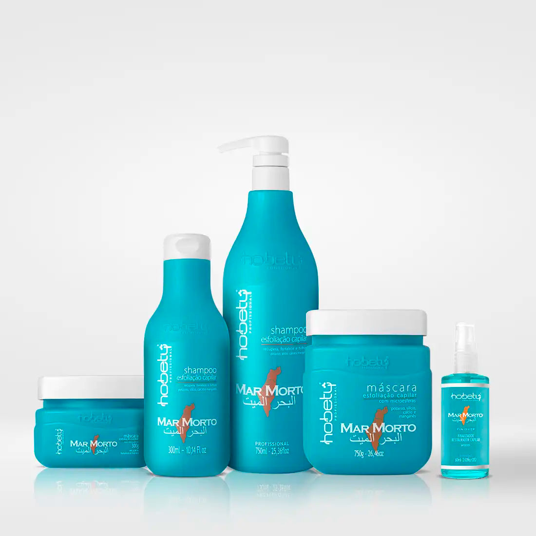 Mar Morto (Dead Sea) Hair Exfoliation & Hydration Set – Scalp Detox, Deep Hydration, Strength & Oil Contro Hobetyl