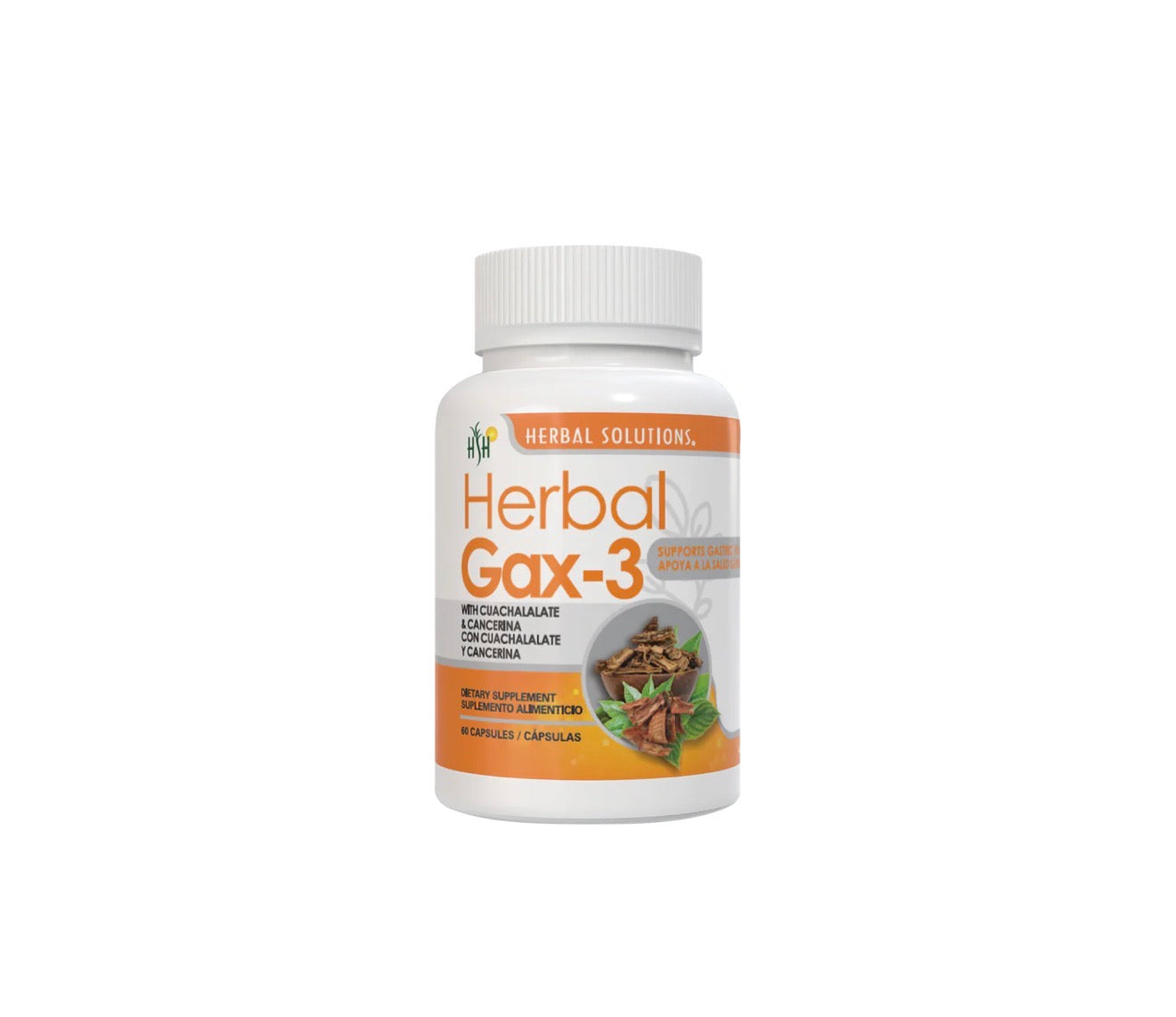 Herbal Gax-3 Digestive Harmony Capsules – Herbal Gastric Support Blend