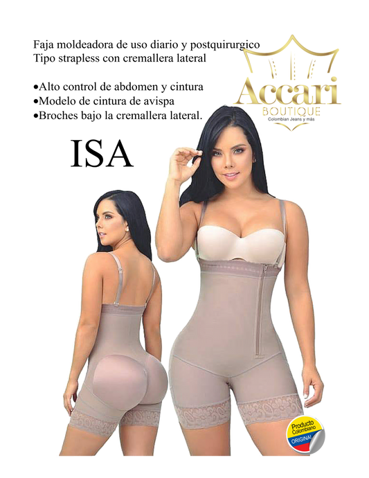 Isa Faja Strapless Cierre De Lado image 0