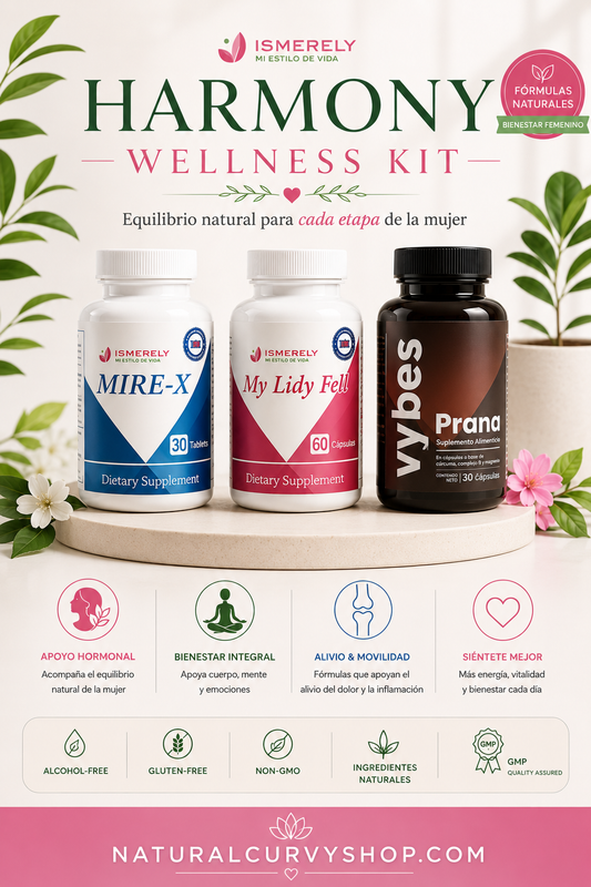 Kit Balance Femenino Ismerely Incluye Mire-X, Lady Fell y Prana
