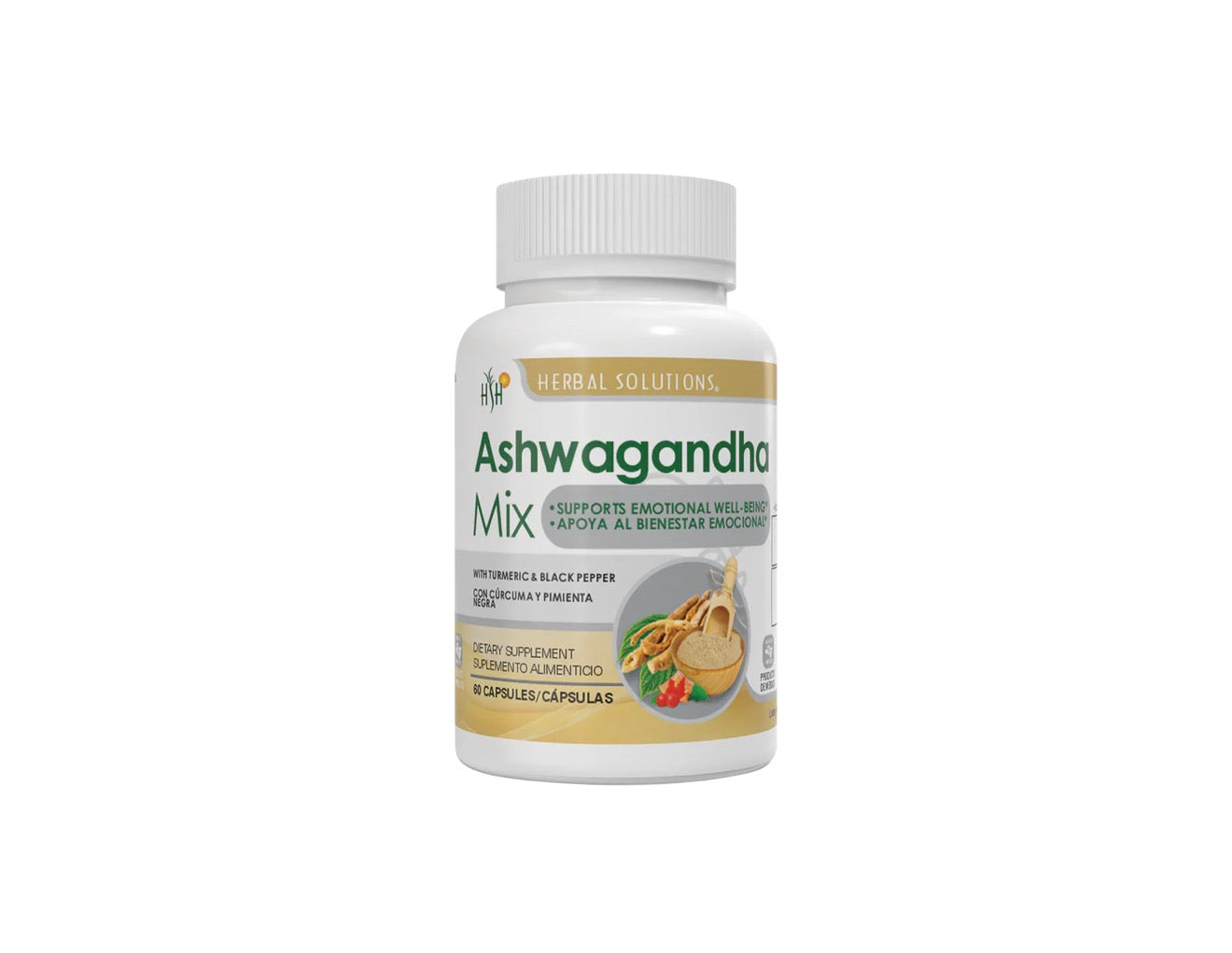 Ashwagandha Mix – Stress Relief & Vitality Support (60 Capsules)