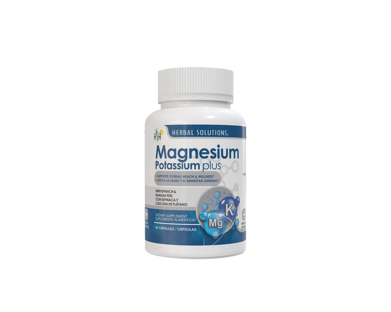 Magnesium + Potassium Plus – Herbal Solutions (60 Capsules)
