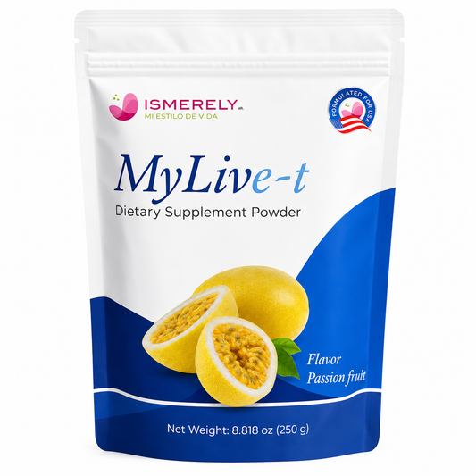 MyLive-t Té Detox en Polvo Sabor Maracuyá | Antioxidantes y Energía Natural | 250 g