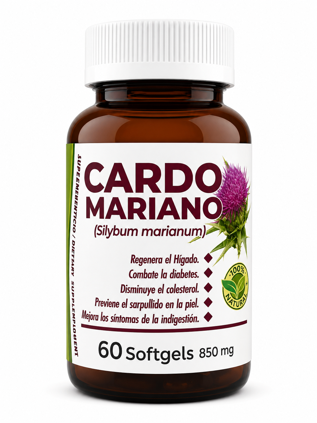 Cardo Mariano 60 sofgel | Milk Thistle Herbal
