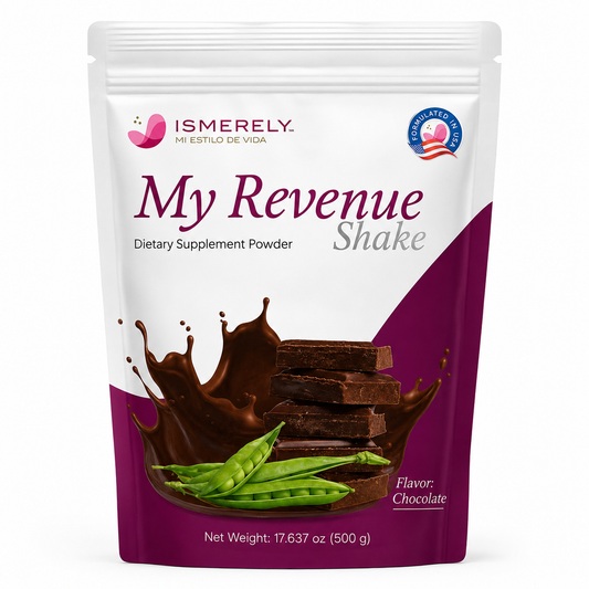 My Revenue Shake Chocolate 500 g | Pea Protein, Collagen & Vitamins | Ismerely