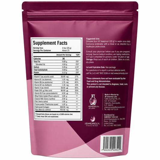 My Revenue Shake Chocolate 500 g | Pea Protein, Collagen & Vitamins | Ismerely
