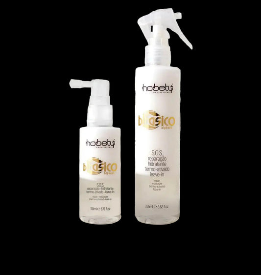 Hobety Bifásico SOS Hydrating Repair Leave-In –Thermo-Activated Protection, Deep Moisture & Instant Repair 285ml