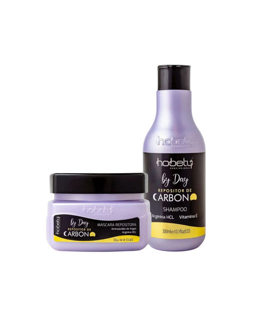 Repositor de Carbon( Carbon Replacement) Hair Repair Set - Porosity Control, Deep Repair, Softness & Shine