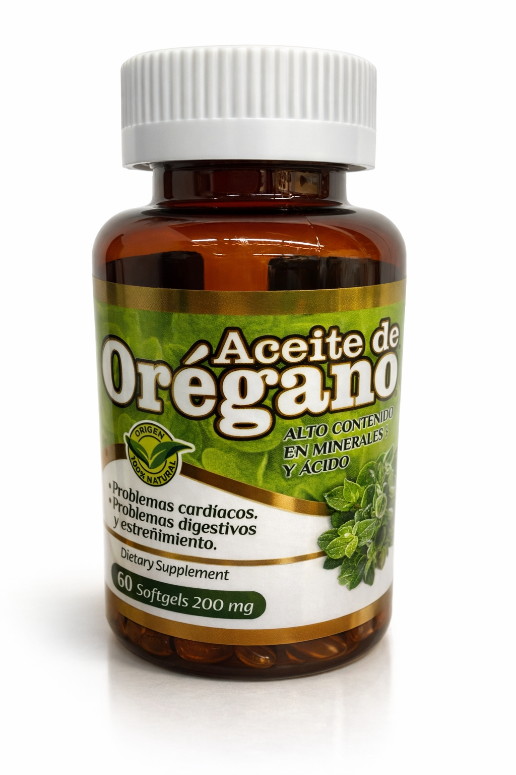 Oregano Oil Capsules 200 mg