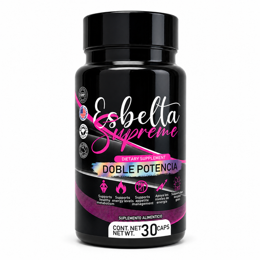 Esbelta Supreme Doble Potencia | Energía, Digestión y Bienestar Natural– Herbal Supplement for Energy & Metabolism Support