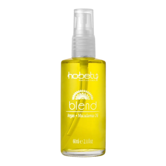 Hobety Blend Spray – Argan & Macadamia Hair Finisher Treatment 60ml - Instant Shine, Softness & Lightweight Nourishing Oil Mist