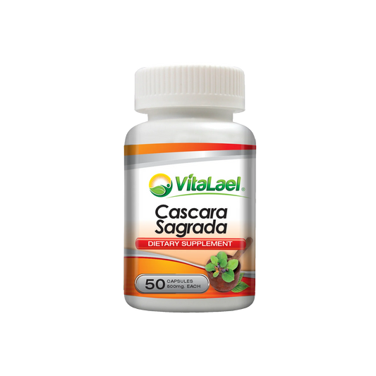 Cascara Sagrada – Natural Digestive Support (50 Capsules · 500 mg)
