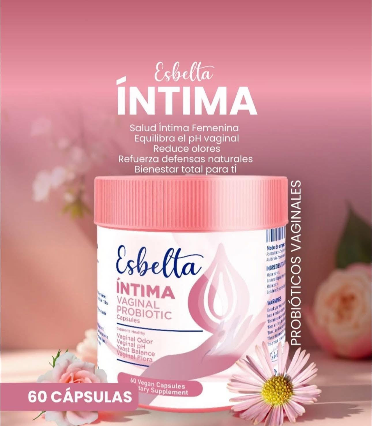 Esbelta Íntima Vaginal Probiotic – [Cápsulas] image 0