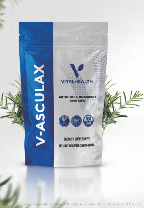 Vasculax Artichoke + Rosemary + MSM – [Cápsulas] image 0
