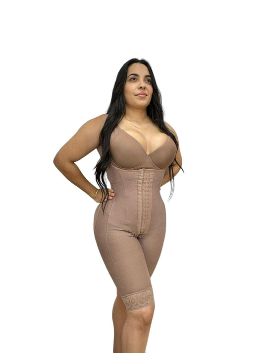 1300 Jade Hourglass BBL Faja – High Compression Waist Sculpting Bodysuit